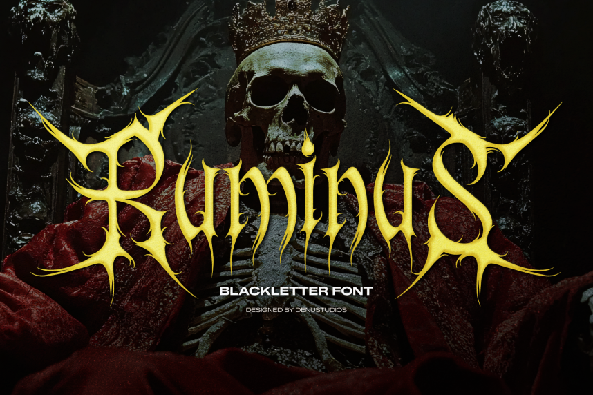 Ruminus | Blackletter 哥特式 英文字体免费下载