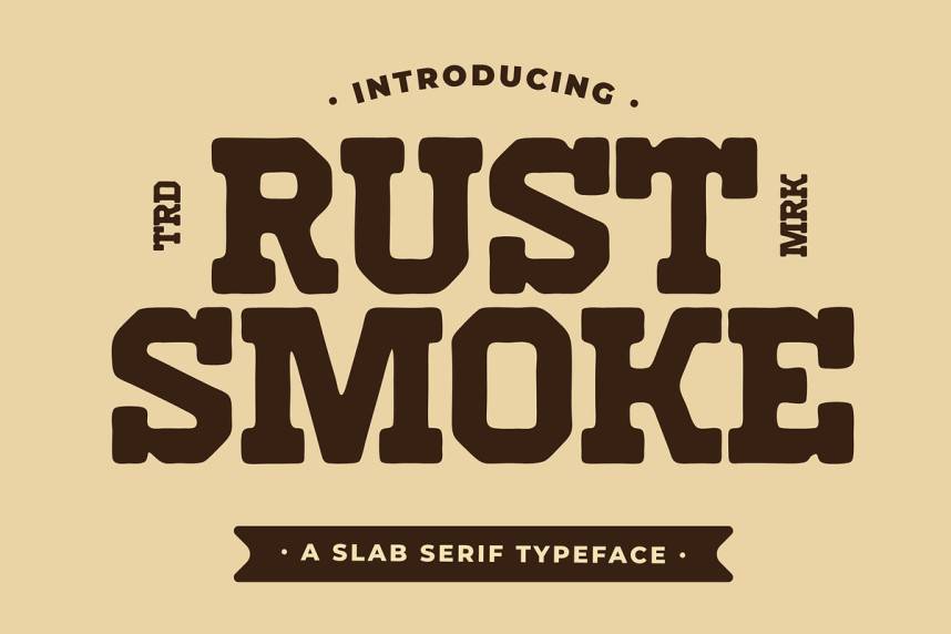 index Rust Smoke 衬线字体 英文字体免费下载