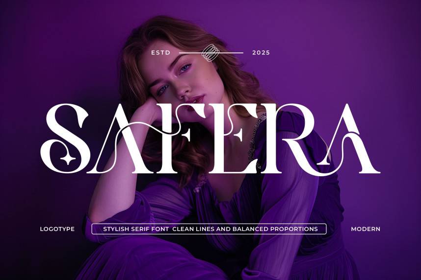 Safera 衬线字体 英文字体免费下载