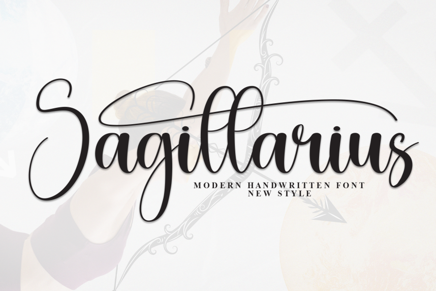 Sagittarius – Casual Handwritten Script 英文书法 英文字体免费下载