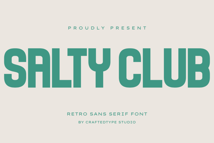 index Salty Club 现代无衬线 英文字体免费下载