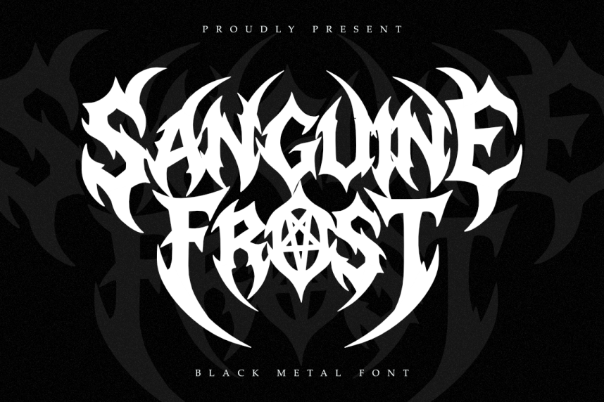 Sanguine Frost 哥特式 英文字体免费下载