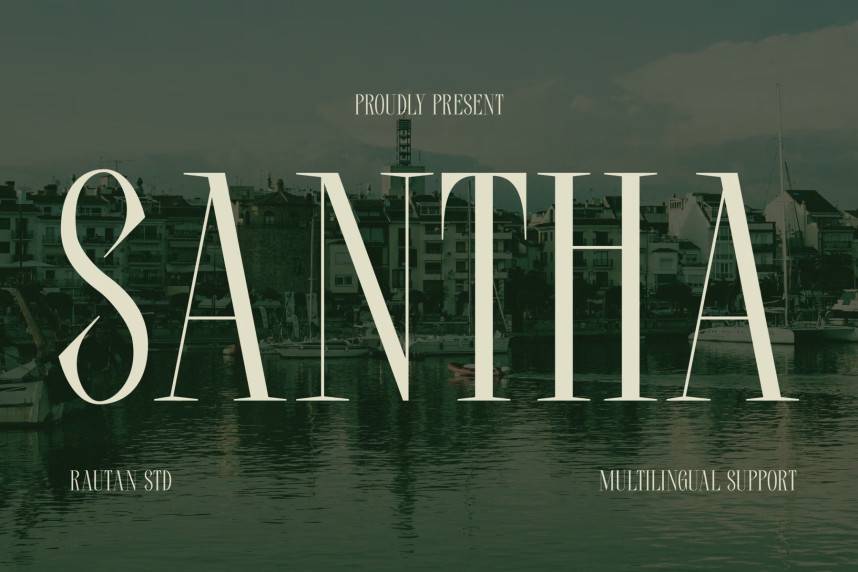 index Santha – Elegant Serif 衬线字体 英文字体免费下载