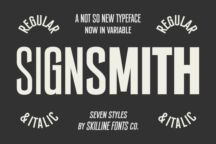 index SFC Signsmith – Demo Trial 现代无衬线 英文字体免费下载