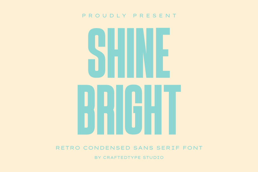 index Shine Bright 现代无衬线 英文字体免费下载