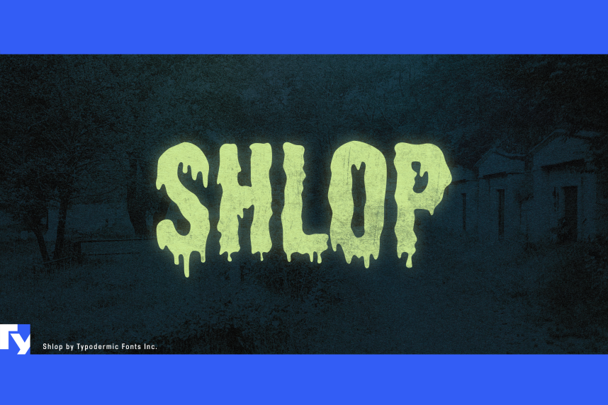 Shlop 展示字体 英文字体免费下载