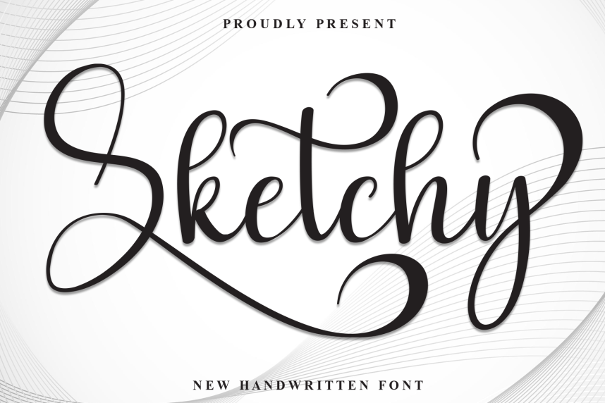index Sketchy Calligraphy 英文手写 英文字体免费下载