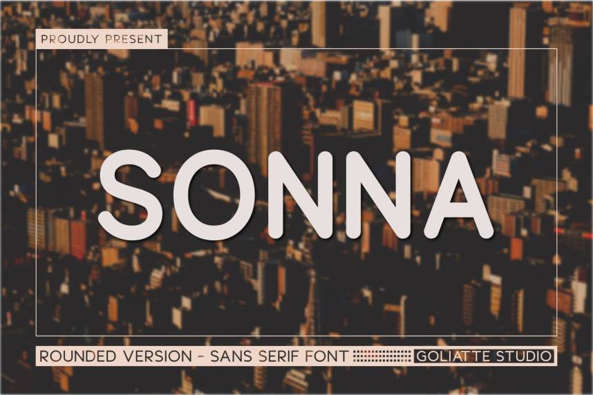 index Sonna 现代无衬线 英文字体免费下载