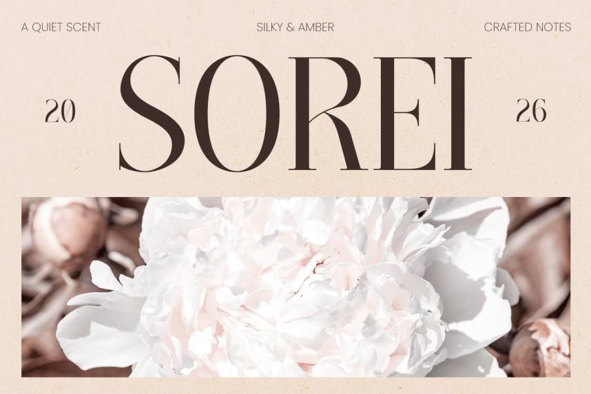Sorei – Luxury Serif 展示字体 英文字体免费下载