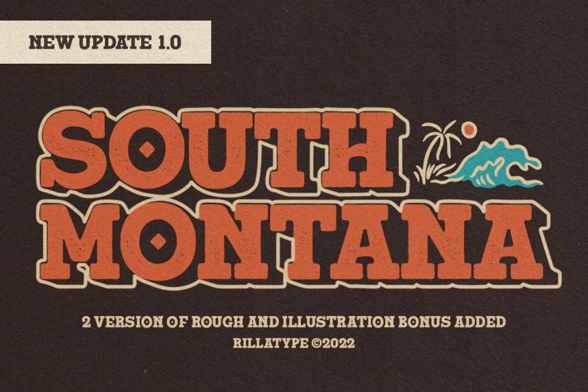 index South Montana 衬线字体 英文字体免费下载