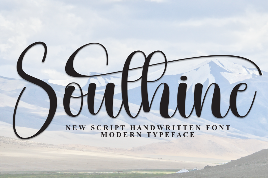 index Southine Calligraphy Script 英文手写 英文字体免费下载