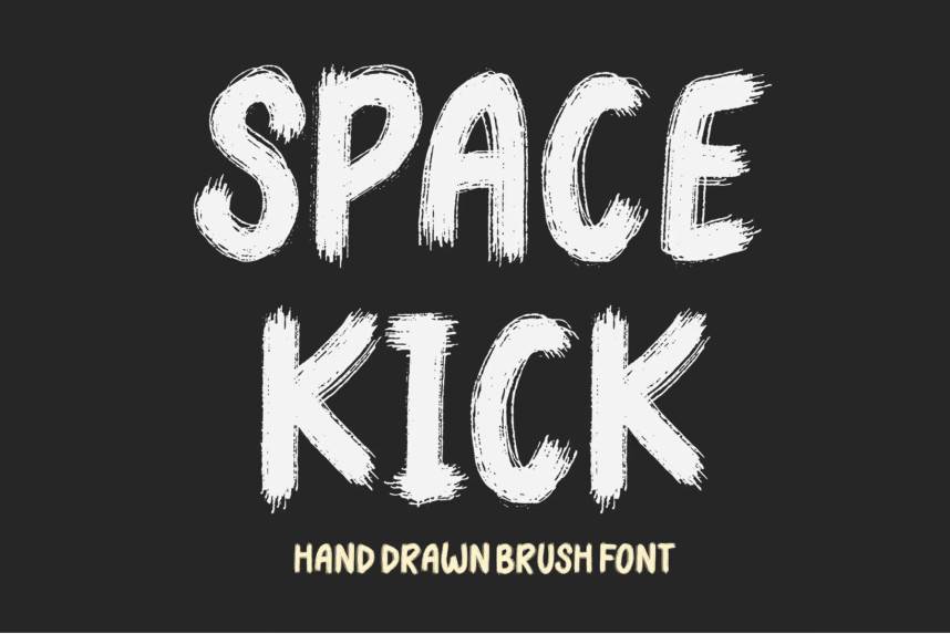 Space Kick 展示字体 英文字体免费下载