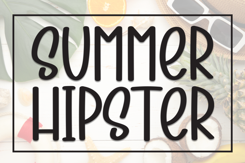 Summer Hipster Handmade 展示字体 英文字体免费下载