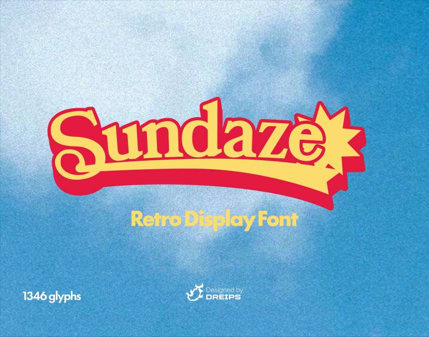 index Sundaze Display 花体英文 英文字体免费下载