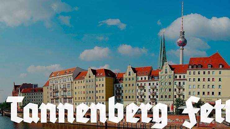 Tannenberg Fett 哥特式 英文字体免费下载
