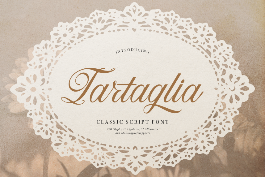 index Tartaglia | Classic Script 花体英文 英文字体免费下载