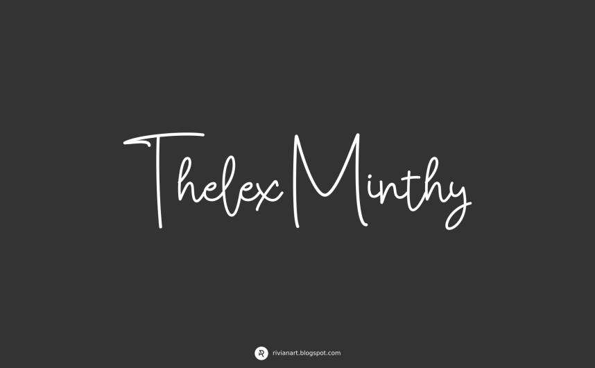 index Thelex Minthy 英文手写 英文字体免费下载