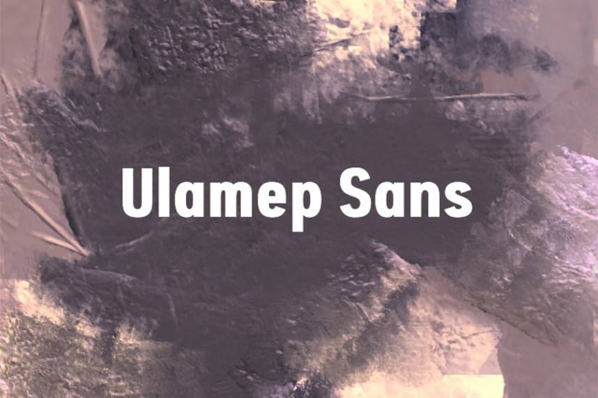 Ulamep 现代无衬线 英文字体免费下载