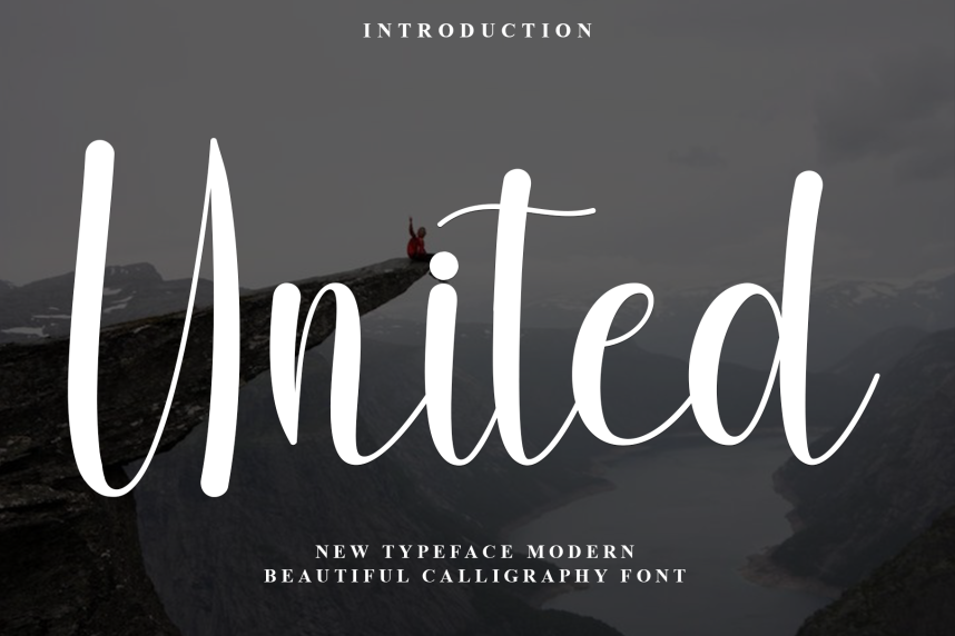 index United Display Script 花体英文 英文字体免费下载