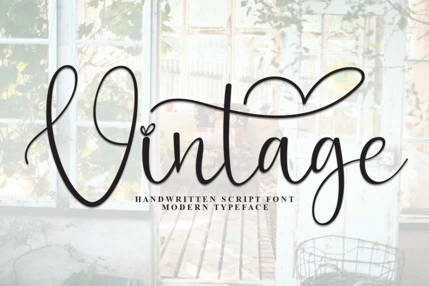 index Vintage Modern Script 英文手写 英文字体免费下载