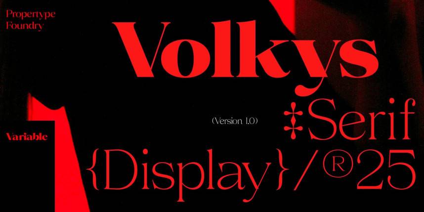 index Volkys Serif Font Family 衬线字体 英文字体免费下载