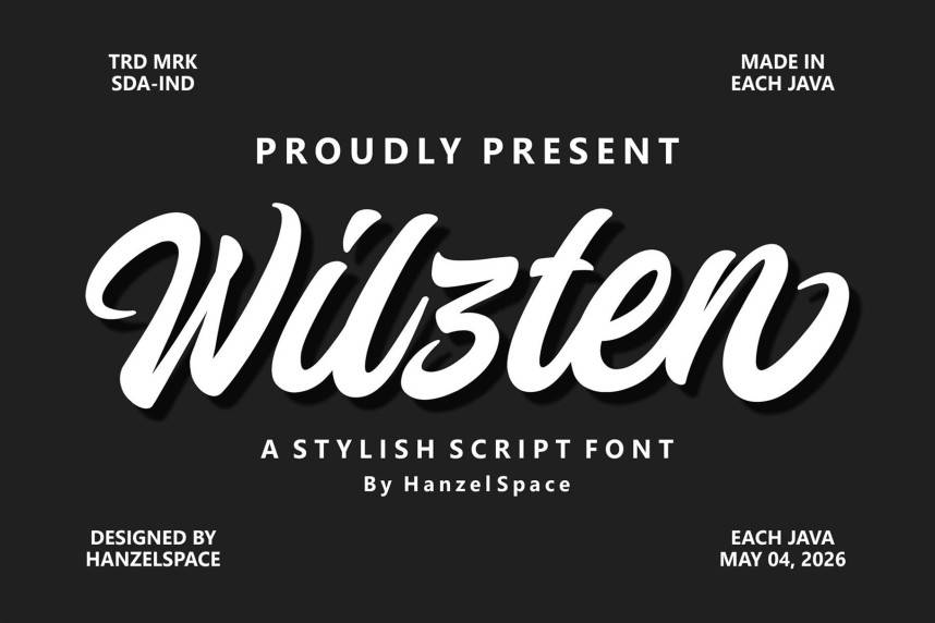 index Wilzten Script 花体英文 英文字体免费下载
