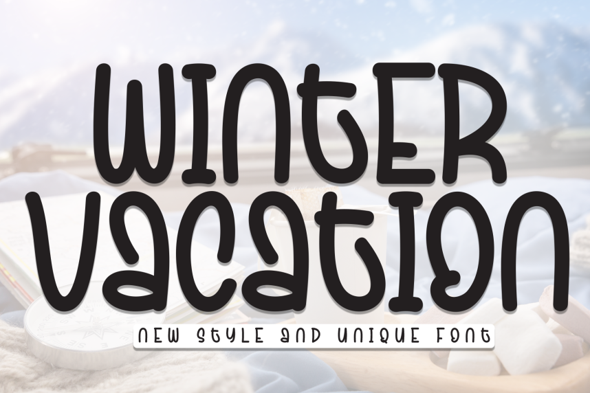 Winter Vacation – Creative Style 展示字体 英文字体免费下载