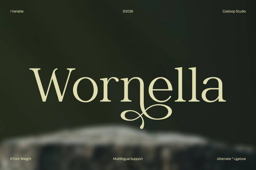 index Wornella – Luxury Modern Serif 衬线字体 英文字体免费下载