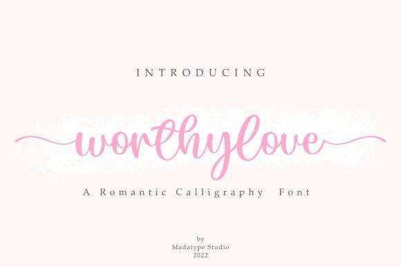 index Worthylove Script 英文手写 英文字体免费下载