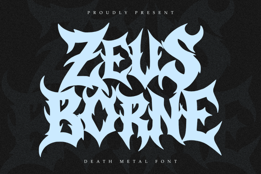 Zeus Borne 哥特式 英文字体免费下载