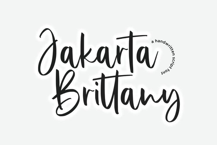 Jakarta Brittany手写连笔涂鸦手绘英文字体下载