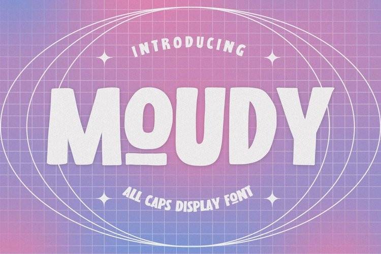 Moudy-加粗可爱手写手绘-英文字体下载