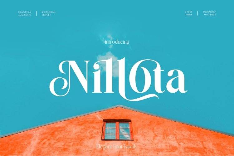Nillota 字体预览
