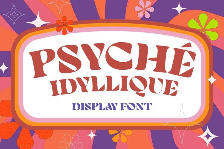 Psiche Idyllique-衬线杂志排版设计-英文字体下载