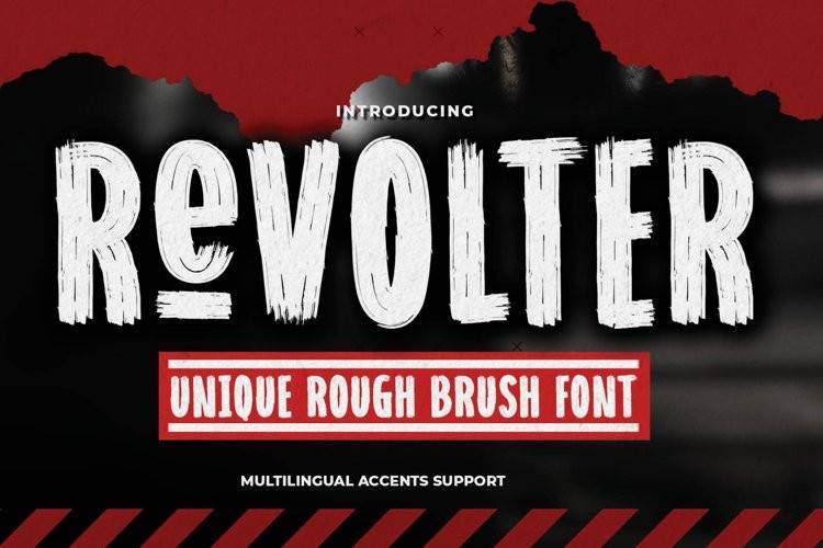 Revolter-加粗手写手绘-笔刷毛笔-英文字体下载