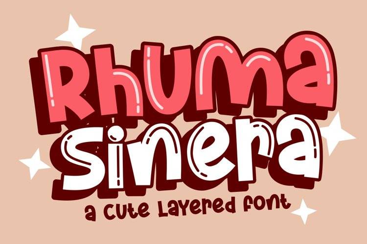 Rhuma Sinera -卡通可爱手写手绘-英文字体下载