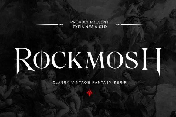 Rockmosh经典复古衬线体英文字体下载