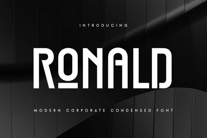 Ronald-等宽现代高端无衬线-英文字体下载