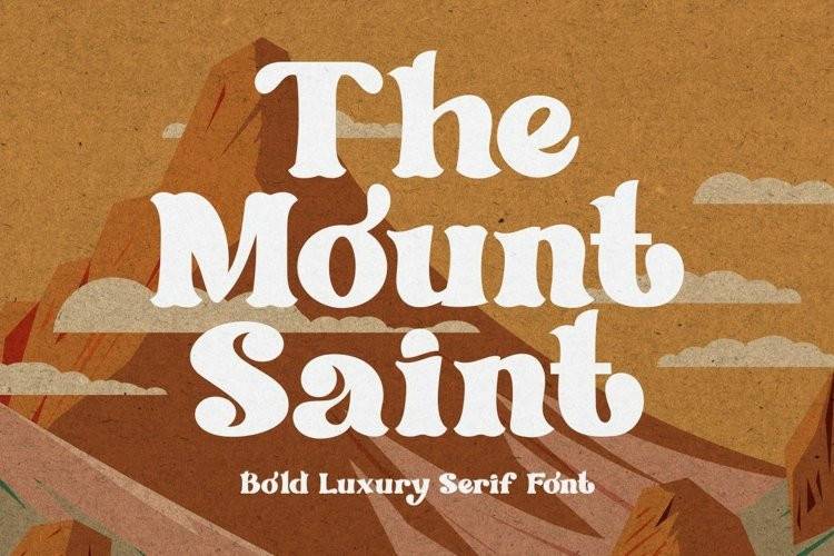The Mount-奢华衬线加粗-英文字体下载